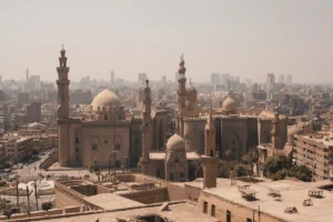 Historic Islamic architecture in Cairo representing travel content for Arabic-speaking MENA audiences