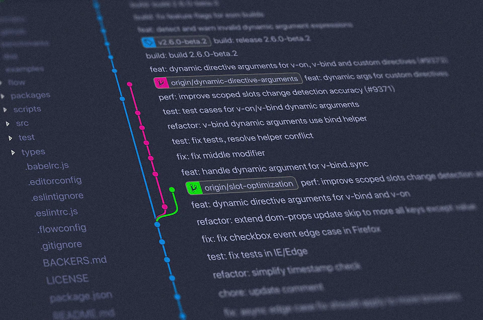 Developer workspace representing technical SEO implementation and website maintenance